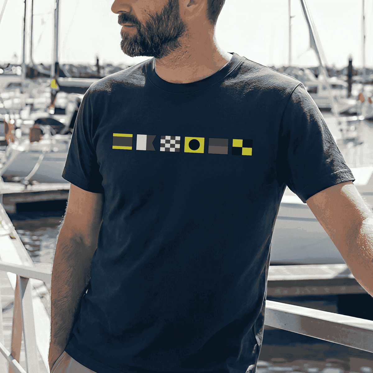 Personalized Nautical Signal Flag Name T-Shirt