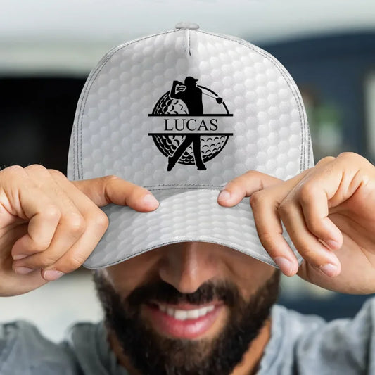 Personalized Golf Monogram Classic Cap