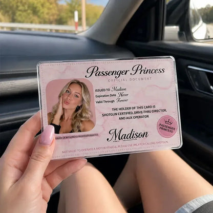 Personalized Passenger Princess Card– Forever Valid VIP Card