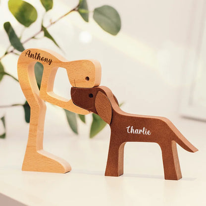Personalized Fur-Friend Wooden Sculpture