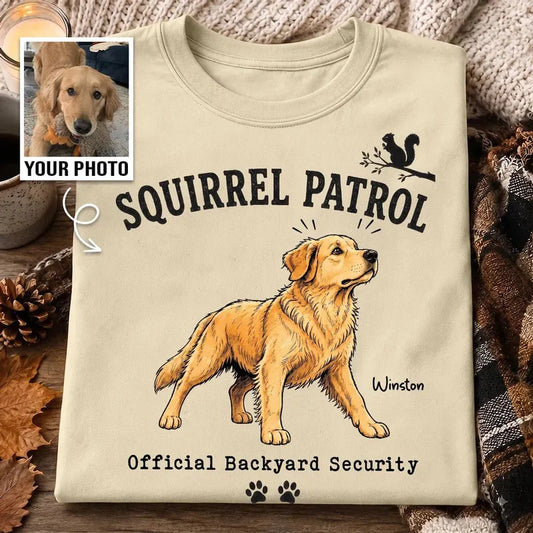 Personalized Squirrel Patrol Dog Classic T-Shirt