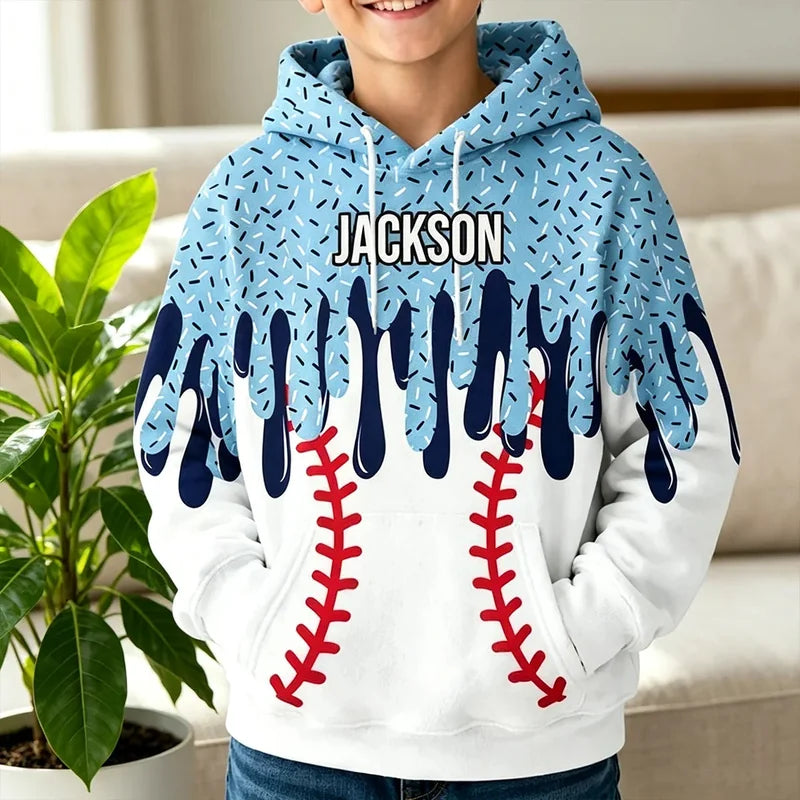 Personalized Youth Flannel Hoodie
