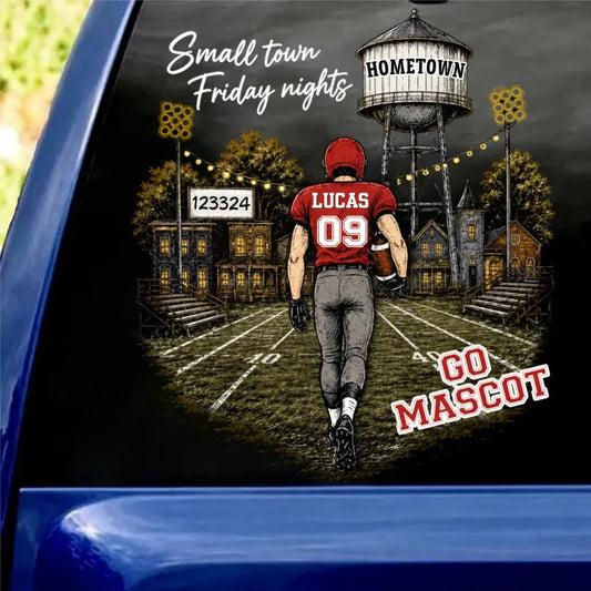 Custom Friday Night Football Car Decal