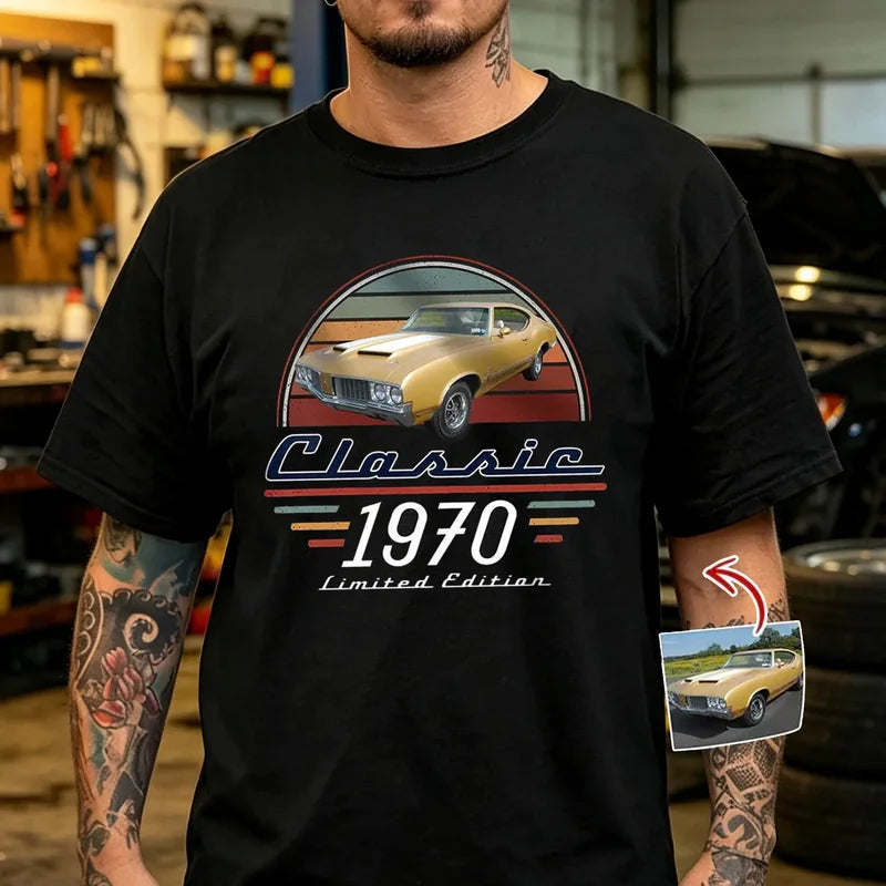 Custom Classic Car Photo T-Shirt
