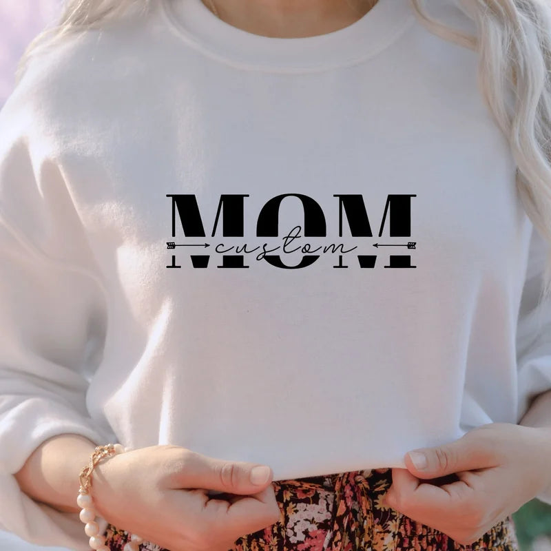 Custom Mama Sweatshirt with Children Name
