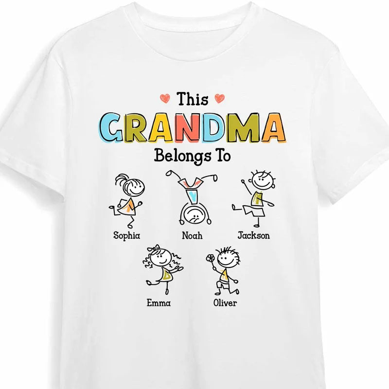 Mama Grandma Drawing Family T-Shirt/Hoodie/Crewneck