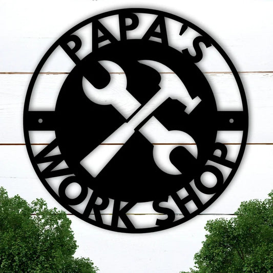 Personalized Fathers Day Sign for Dad Gift