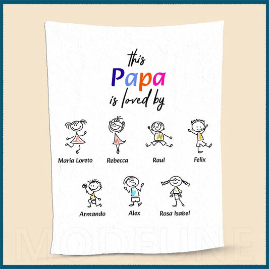 🏆This Daddy is loved by Custom Blanket
