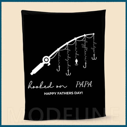 🏆Hooked on Daddy Custom Blanket