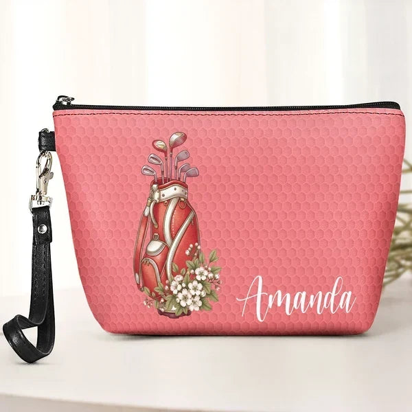 Personalized Women's Zipper Makeup Bag