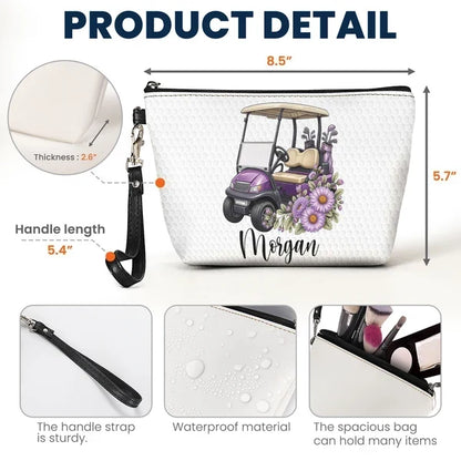 Personalized Women's Zipper Makeup Bag