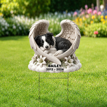 Personalized Pet Memorial Photo Yard Sign