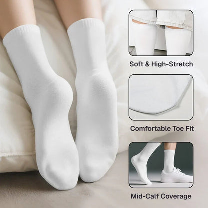 Personalized Christmas Initial Crew Socks