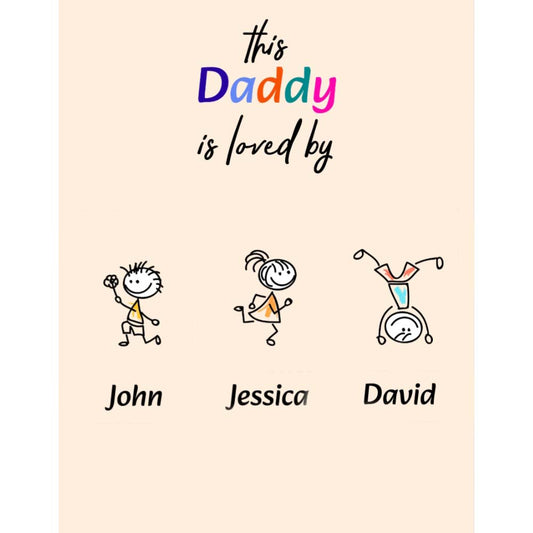 🏆This Daddy is loved by Custom Blanket