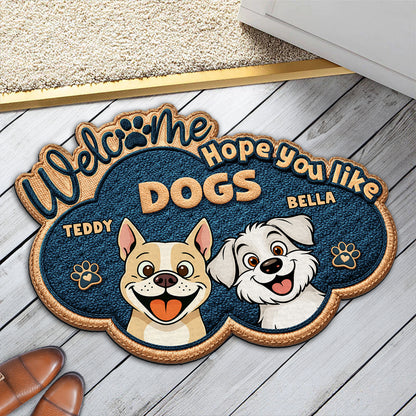 Personalized The Dog Owns This House Doormat