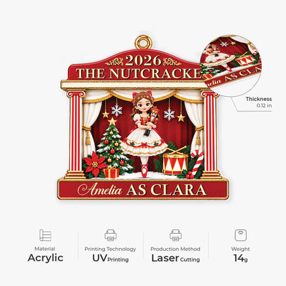 Personalized The Nutcracker Name Acrylic Ornament