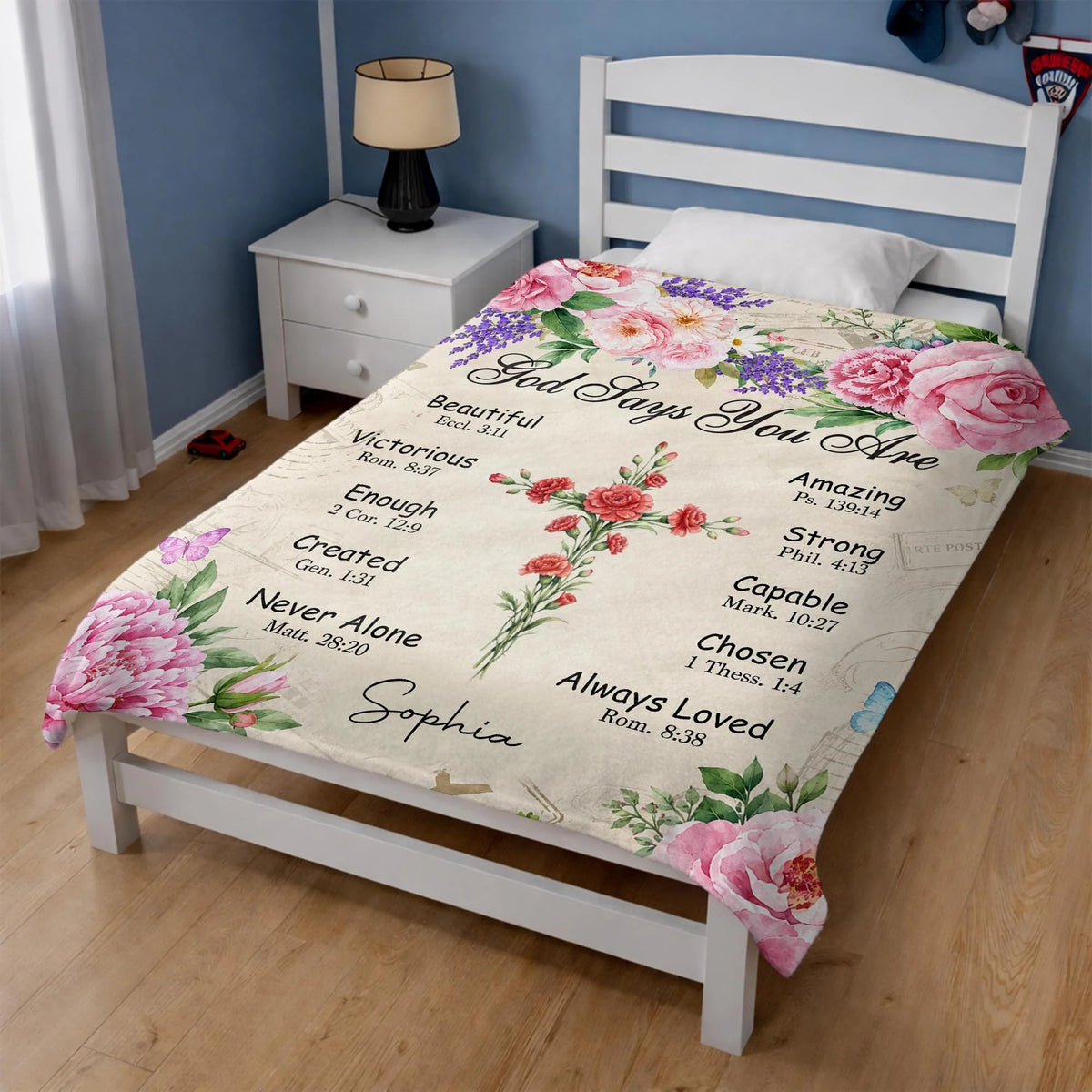 Personalized God Says You Are Christian Blanket