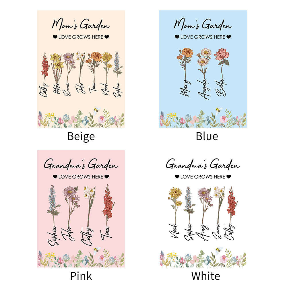 Mama's Garden ist eine individuell gestaltete Decke für ihre Kinder
