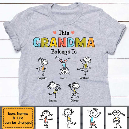 Mama Grandma Drawing Family T-Shirt/Hoodie/Crewneck