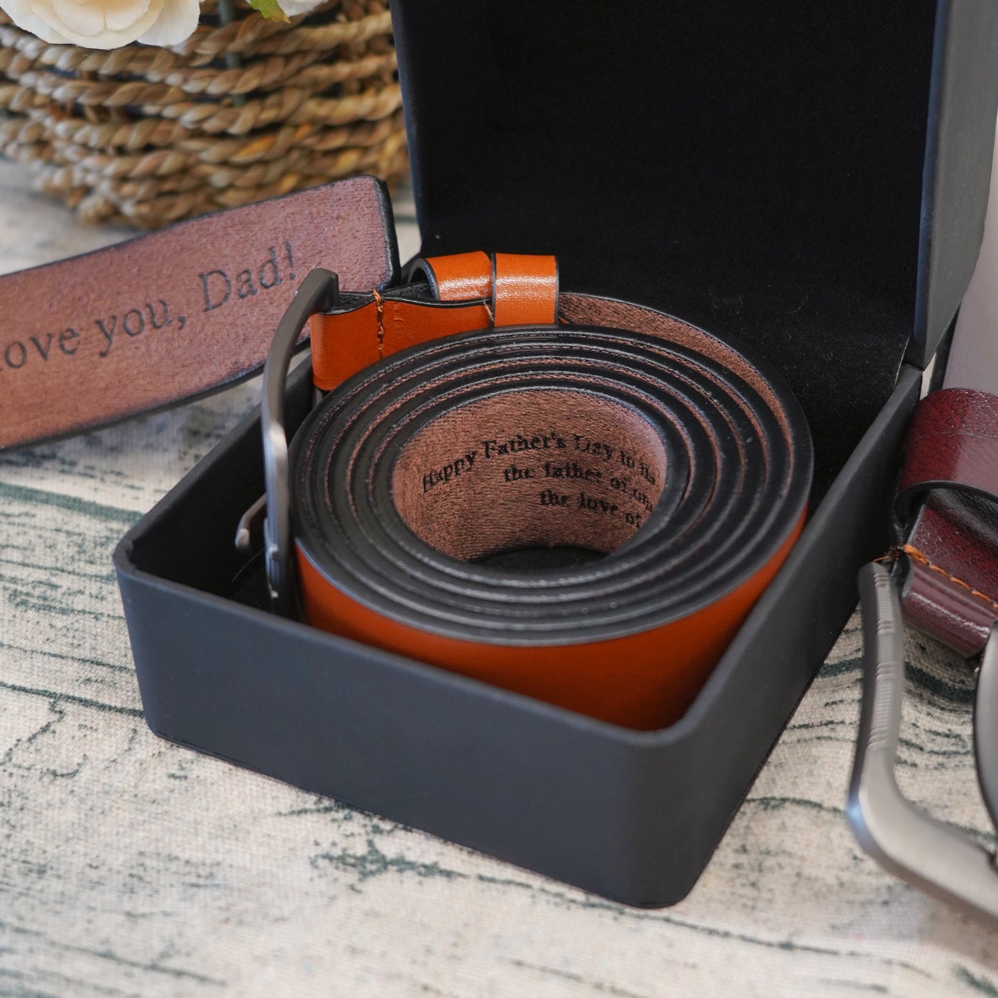 Personalized Belt For Dad-Father's Day Gift